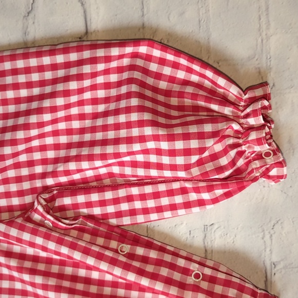 Toddler Girls Plaid Romper - Picture 3 of 4